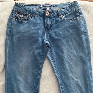 VINTAGE Light blue bell bottom jeans